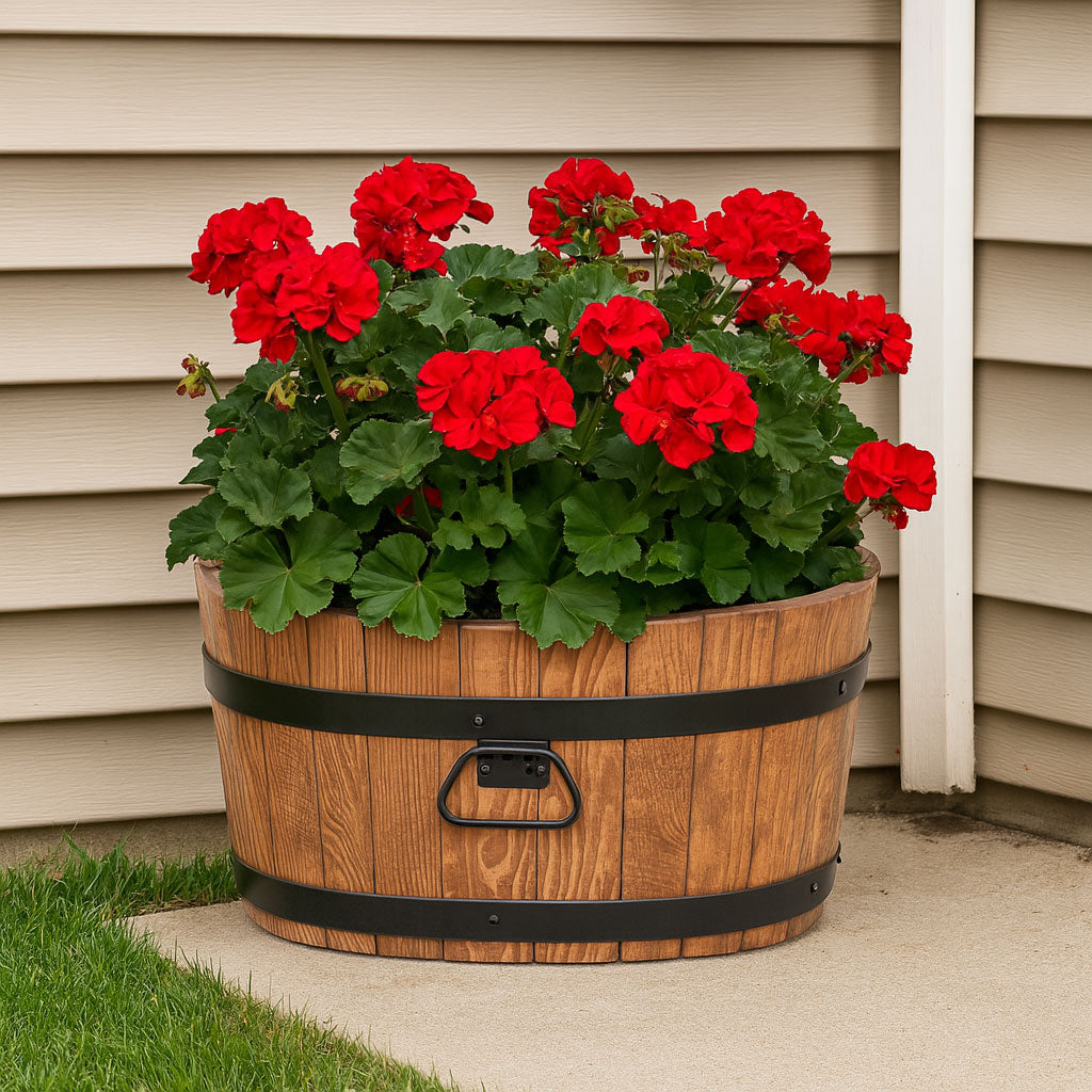 BLUMENKASTE AUS KIEFERNHOLZ