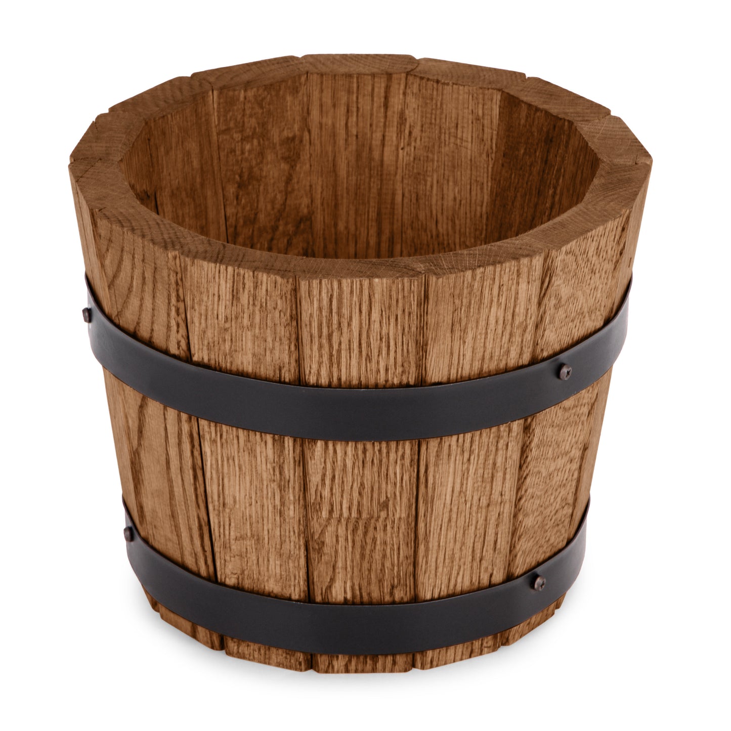 KLEINER PFLANZKÜBEL AUS EICHENHOLZ FÜR PFLANZEN