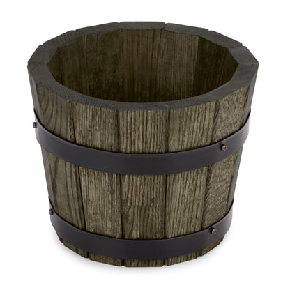 KLEINER PFLANZKÜBEL AUS EICHENHOLZ FÜR PFLANZEN