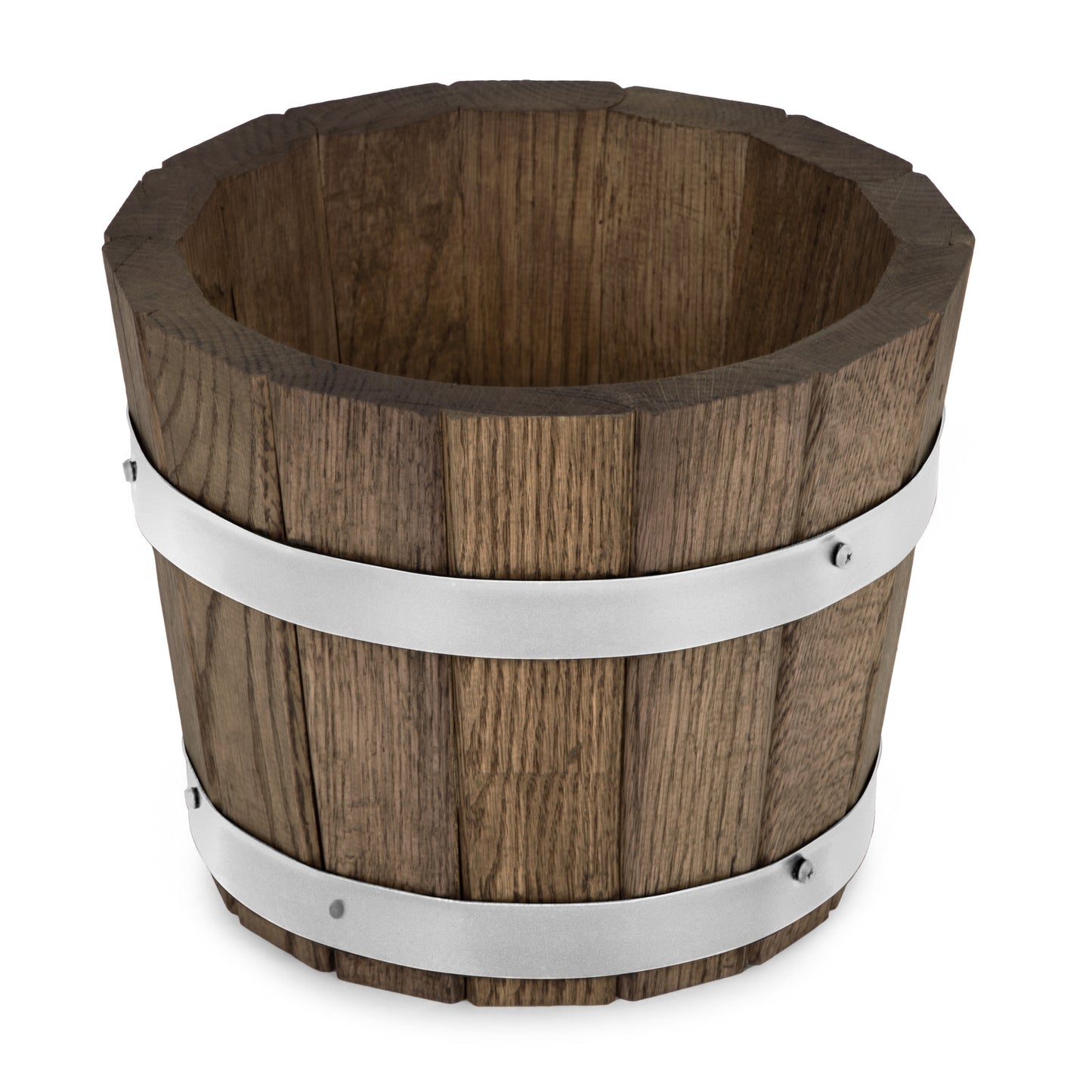 KLEINER PFLANZKÜBEL AUS EICHENHOLZ FÜR PFLANZEN