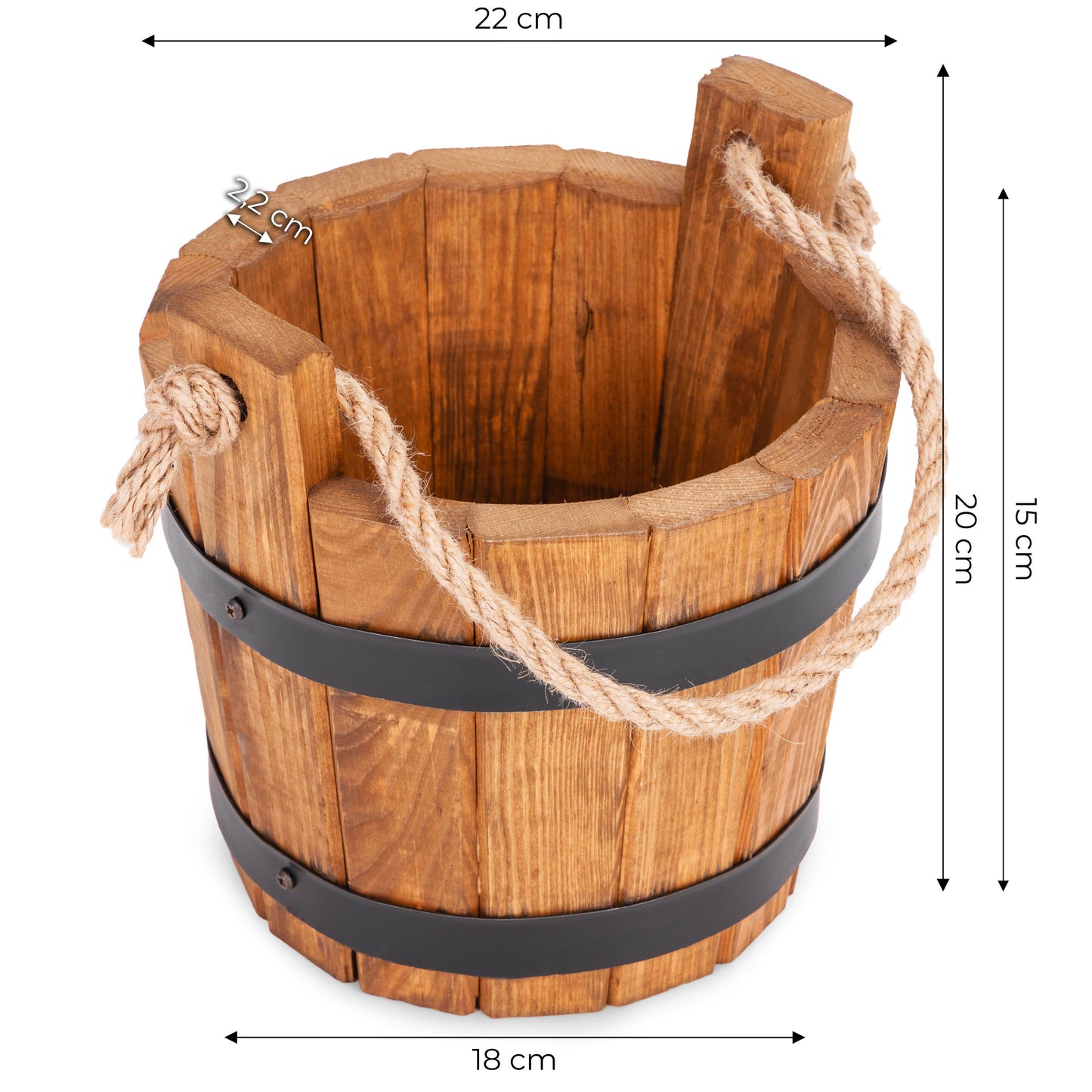 HOLZEIMER AUS KIEFERNHOLZ