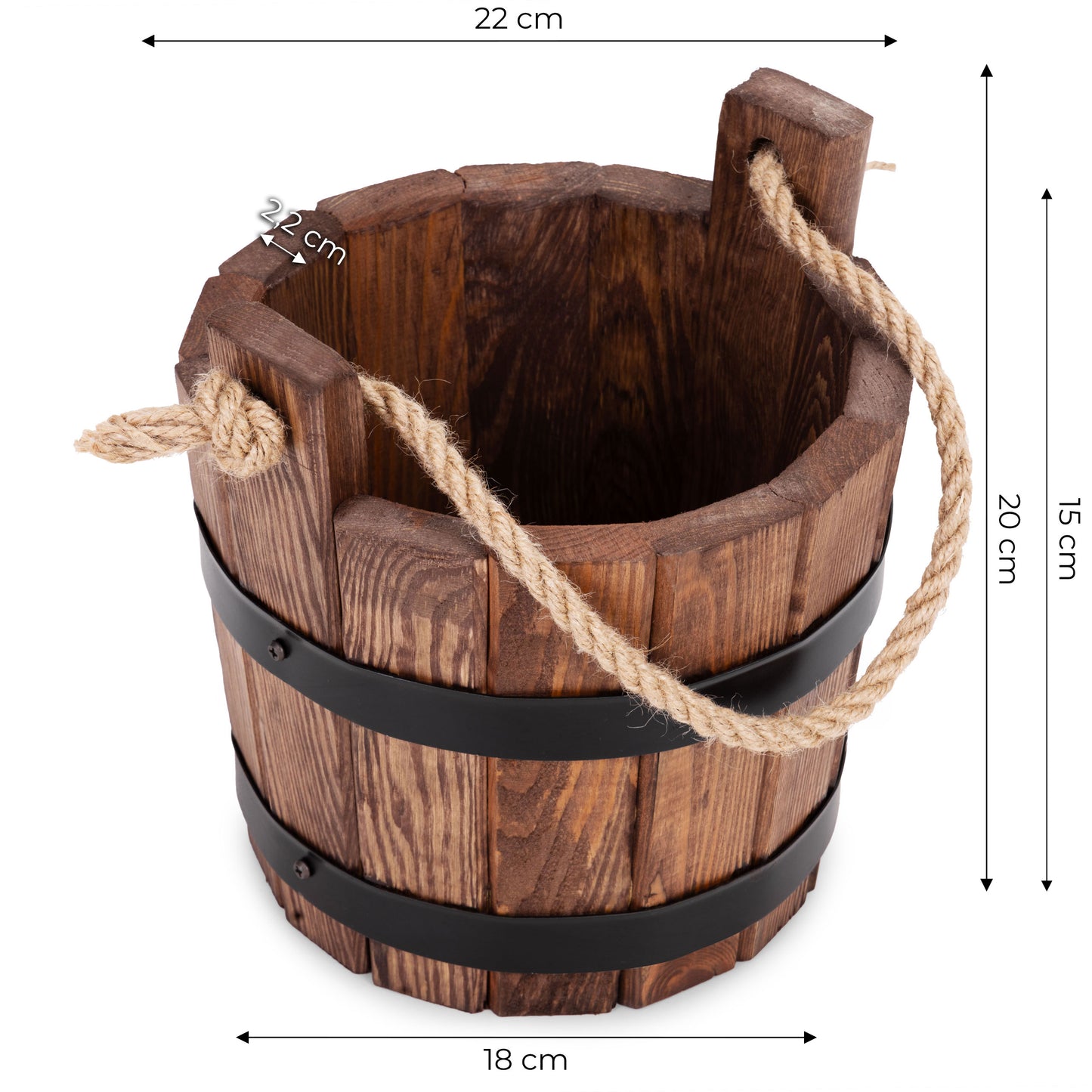 HOLZEIMER AUS KIEFERNHOLZ