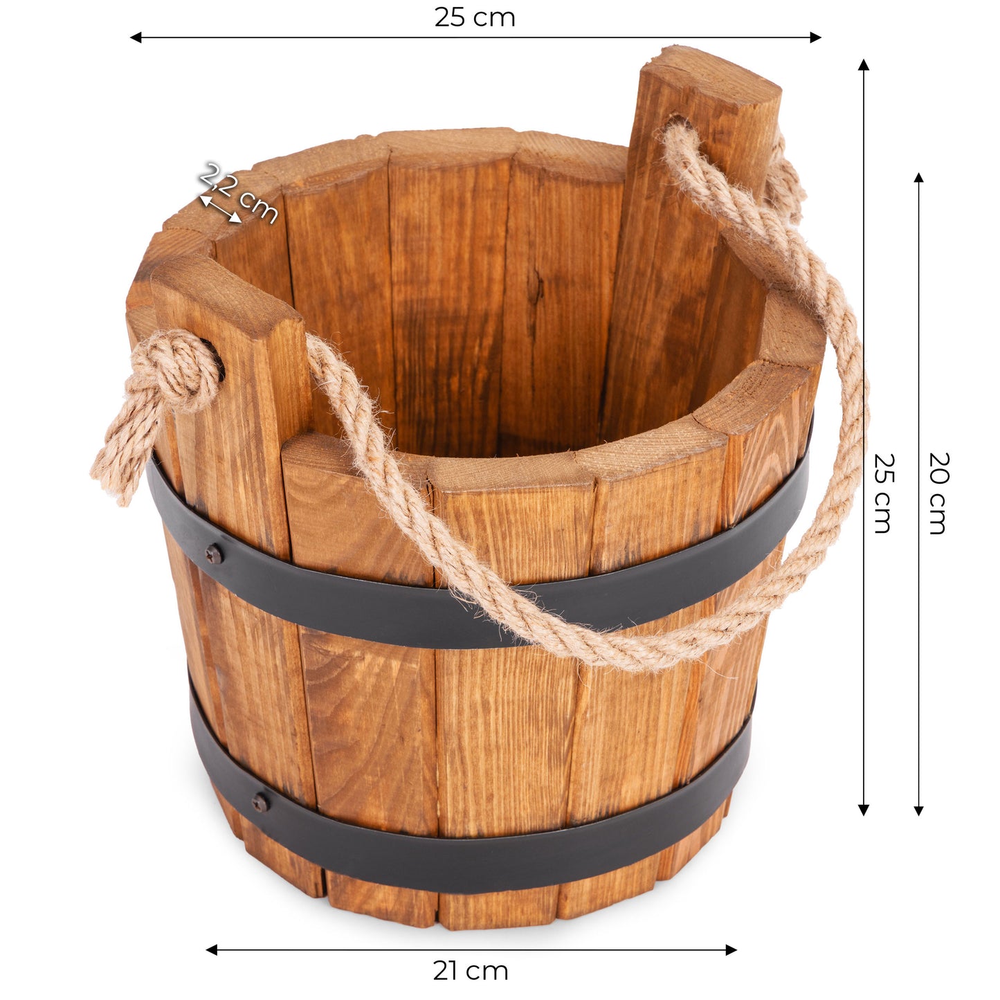 HOLZEIMER AUS KIEFERNHOLZ