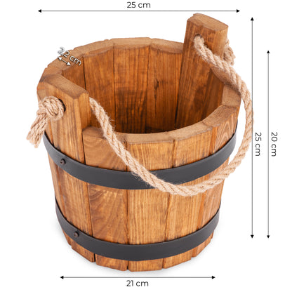 HOLZEIMER AUS KIEFERNHOLZ