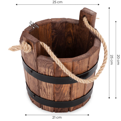 HOLZEIMER AUS KIEFERNHOLZ