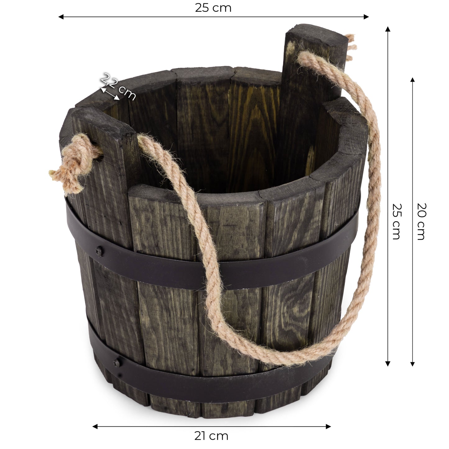 HOLZEIMER AUS KIEFERNHOLZ