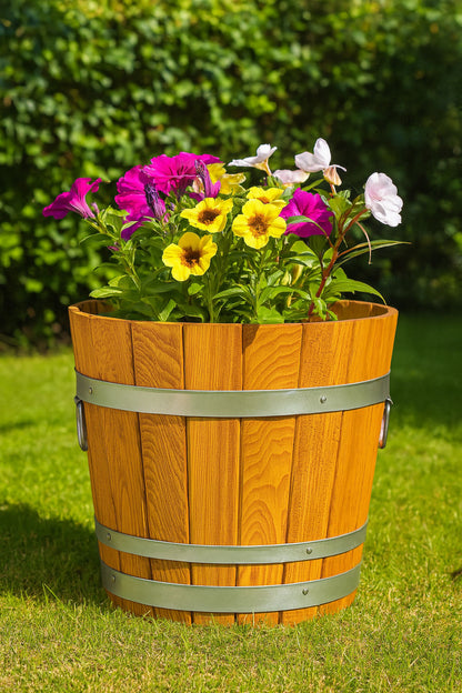 XXL PFLANZKÜBEL AUS EICHENHOLZ FÜR PFLANZEN