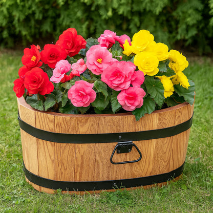 BLUMENKASTE AUS EICHENHOLZ